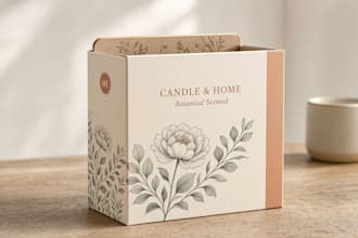 design a professional product packaging box