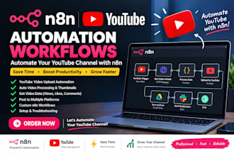 build n8n youtube automation workflows with ai