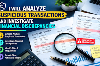 analyze accounting irregularities and prepare a financial findings report