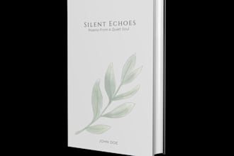 design a professional and minimalist book cover or kindle cover