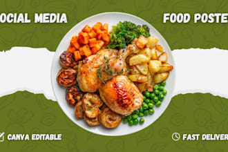 design food flyers and restaurant promotional posters