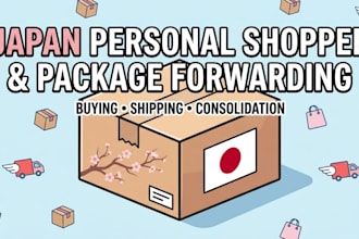 be your japan personal shopper and provide package forwarding