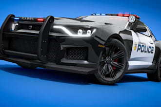 create custom fivem police cars, emergency and realistic gta 5 rp vehicles