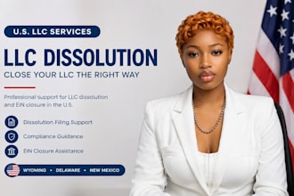 dissolve llc in wyoming delaware new mexico and handle llc dissolution close ein