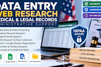retrieve medical and legal records for you