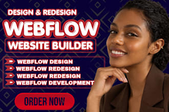 build a webflow website, landing page or figma to webflow