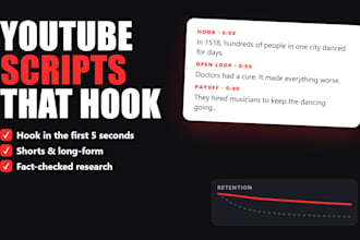 write engaging youtube video scripts with strong hooks