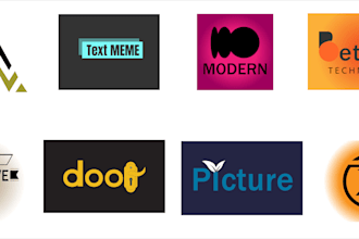design modern text, wordmark, or typography logo