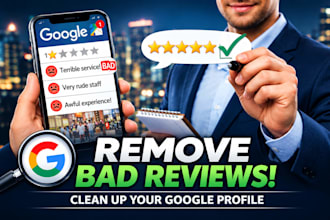 remove negative content on google business profile