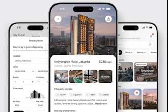 develop custom hotel, restaurant, food ordering booking app property booking app