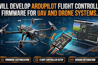 develop ardupilot flight controller firmware for uav and drone systems