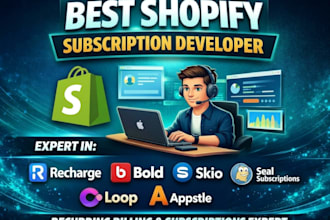 support shopify subscription using recharge,bold,skio,seal,loop,appstle,kaching