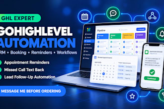 setup gohighlevel dental CRM, patient follow up, dentist appointment automation