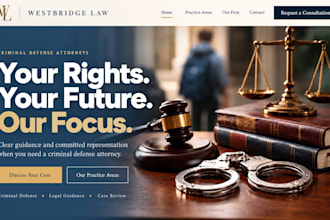 design squarespace criminal defense lawyer attorney law firm website