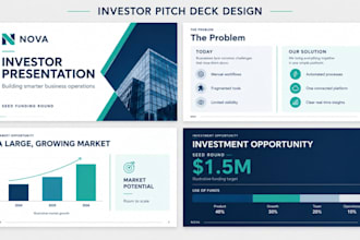 do investor pitch deck, pitch deck design, modern pitch deck for startup
