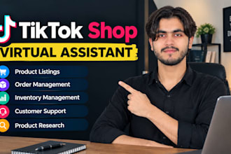 be your tiktok shop va for setup listings and affiliate growth