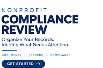 review and organize your nonprofit 501c3 compliance document