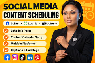 schedule social media posts using buffer hootsuite publer and planoly
