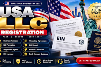 help you register a US llc and prepare formation documents