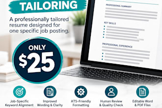 tailor your existing resume to a specific job posting