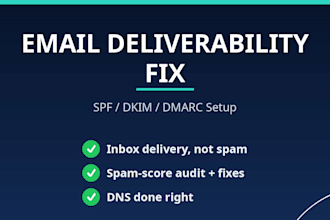 fix your email deliverability with spf, dkim and dmarc setup