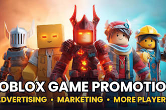 do roblox advertising, roblox game promotion, roblox marketing and engagement