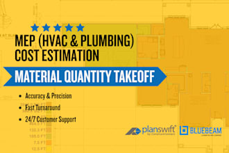 do mep mechanical hvac and plumbing takeoff and cost estimation