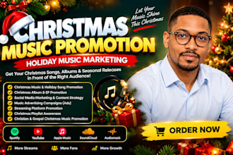 promote your christmas music organically to boost stream and followers