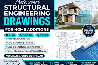 do city permit as an architect and structural engineer in ohio tx ca ga fl