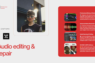 do audio editing for post production
