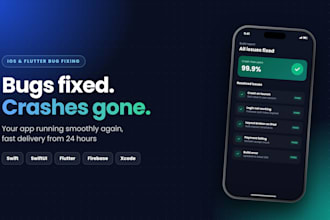 fix bugs and crashes in your ios, swift or flutter app