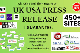 uk press release distribution submit UK USA PR publish USA press release