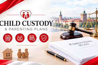 prepare child custody and parenting plan documents