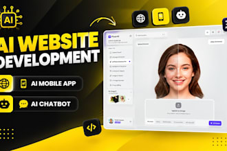 develop ai website ai mobile android app ai chatbot development as ai developer