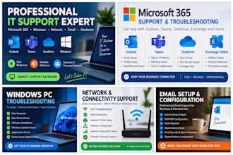 fix microsoft 365, outlook, teams, windows, and email issues