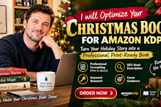 format and design your christmas book interior for amazon KDP