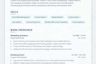 design a professional resume and CV using canva