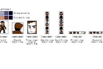 create custom pokémon gsc, pokemon trainer sprites for your fan game
