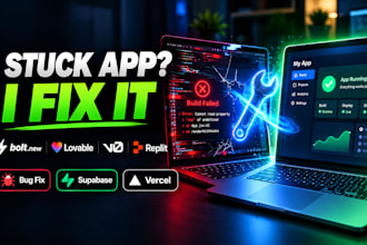 fix bolt new and lovable bugs connect supabase and deploy to vercel