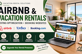 create vacation rental booking website with airbnb booking listing optimization
