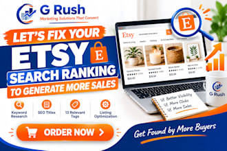 optimize etsy listings with SEO titles tags and keywords