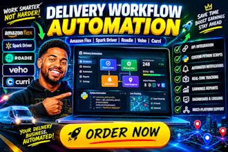 create amazon flex spark driver roadie veho curri delivery workflow automation