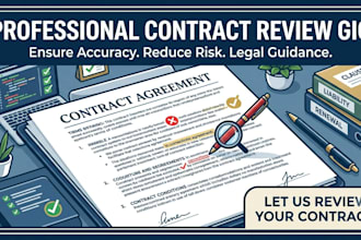 review the contracts that are already drafted