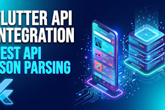 build a flutter app with API integration and data parsing