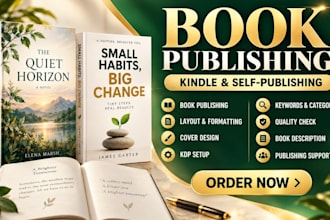 do book publishing on amazon, book formatting for amazon kindle, self publishing