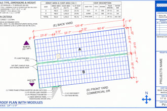 do rooftop solar permit plans roof framing analysis, and engineering documents