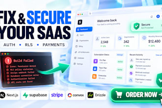 fix nextjs convex react supabase rls stripe drizzle orm multi tenant saas claude