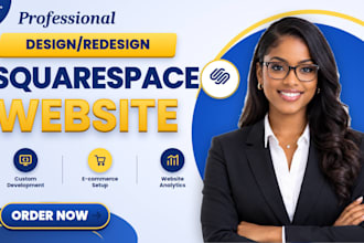 build squarespace website design, redesign squarespace, website development