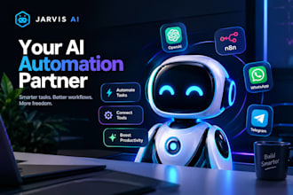 build jarvis ai agent, multi ai agent n8n automation custom jarvis ai assistant