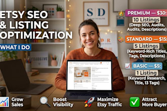 etsy SEO keyword research and listing optimization